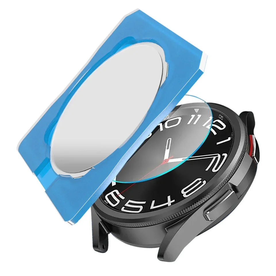 Temperované sklo pre Samsung Galaxy Watch 4/5/6 40 mm 44 mm 5pro 45 mm chránič obrazovky pre Galaxy Watch 6 Classic 43 mm 47 mm