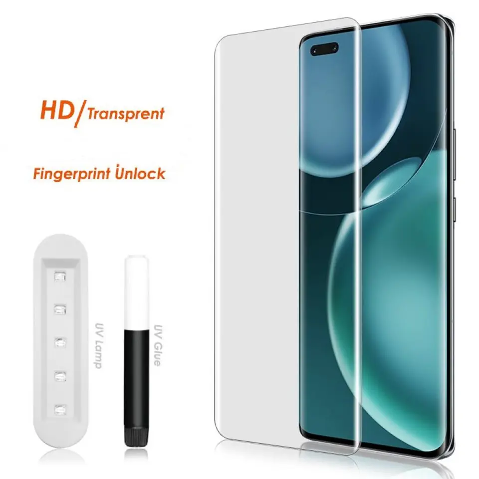 Temperované sklo pre Samsung UV kvapalinu Plné lepidlo S20 21 Fe Poznámka 8 9 10 20 S21 S10 5G S8 S9 Plus Galaxy S22 23 24 Ultra Phone Glass