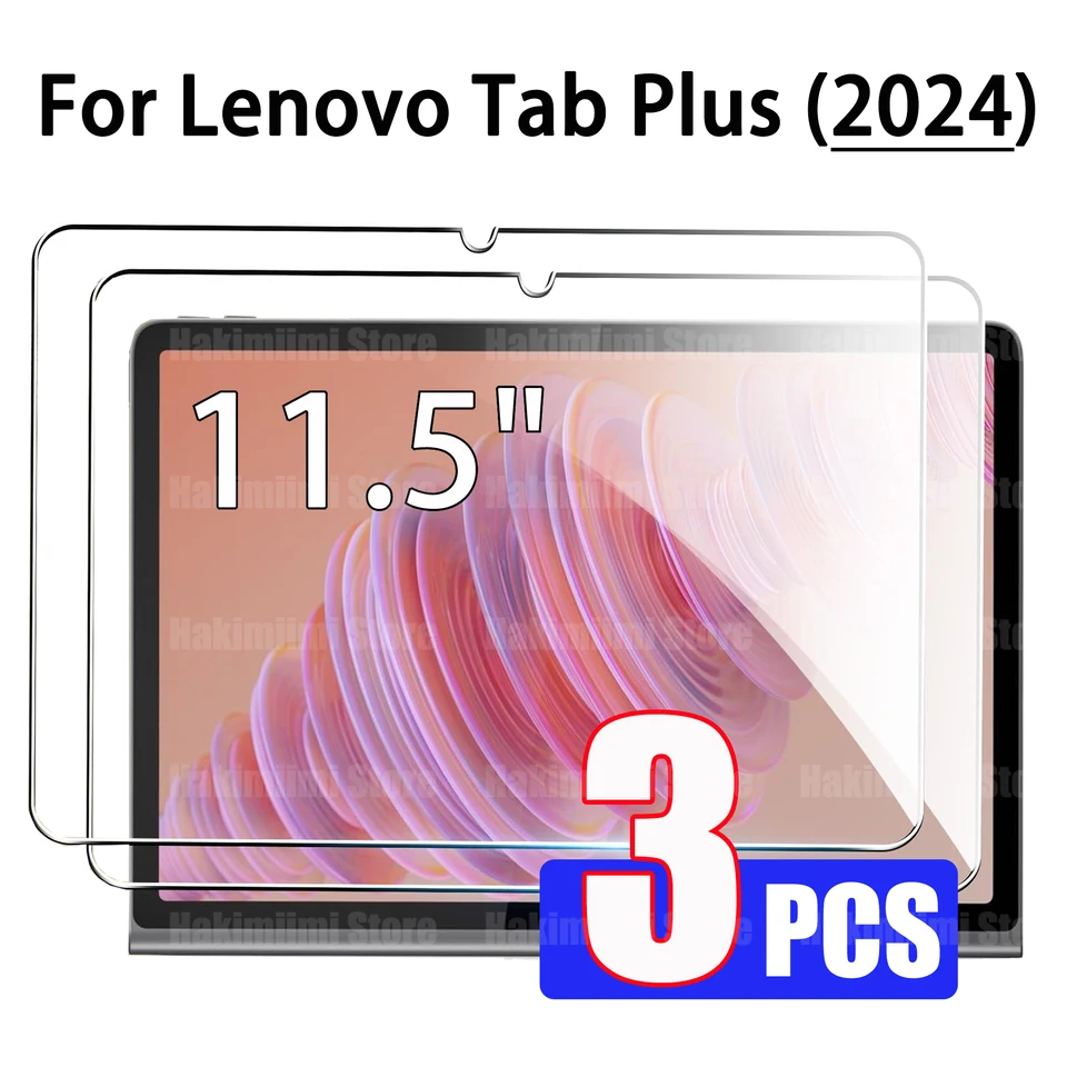 Temperované sklo pre tab tab plus 2024 11,5 palca HD 9H Tvrdosť proti štrbine tableta pre chránič obrazovky pre Lenovo plus 11,5