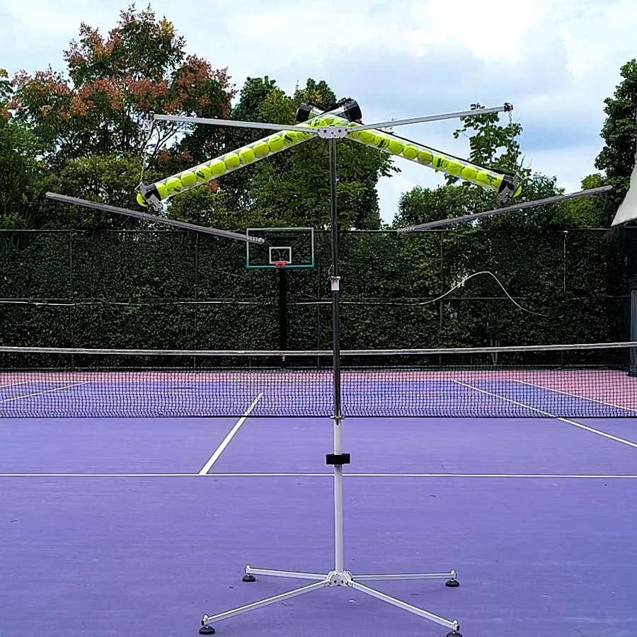 Tenisový server Zkladateľný tenisový tenisový loptičník Drop Drop Non-Electric Tennis Trainer Double Tennis Trainner tenisový guľôčkový stroj