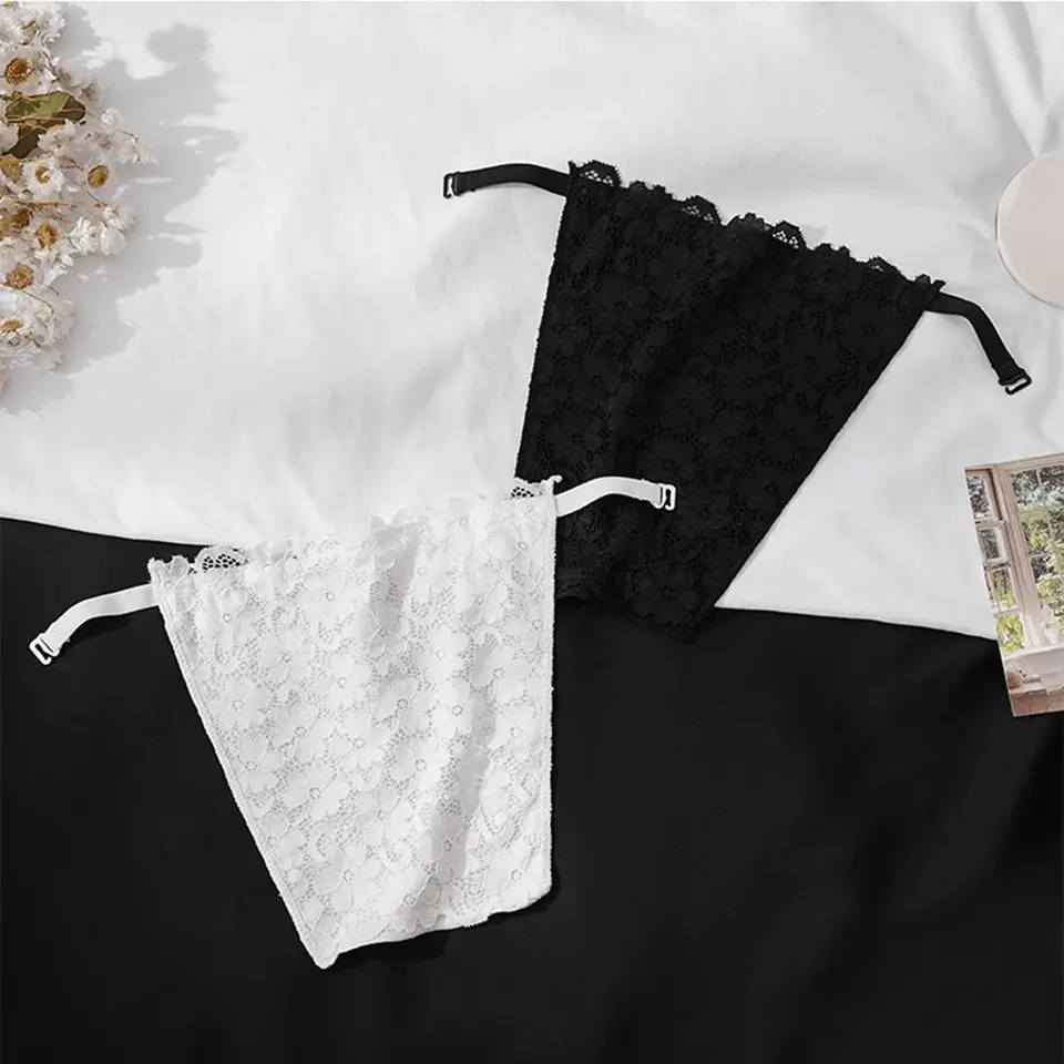 Tenká dvojvrstvová trubica proti lebke horná čipka na bralette hrudný kryt spodnej bielizne Truby Tub