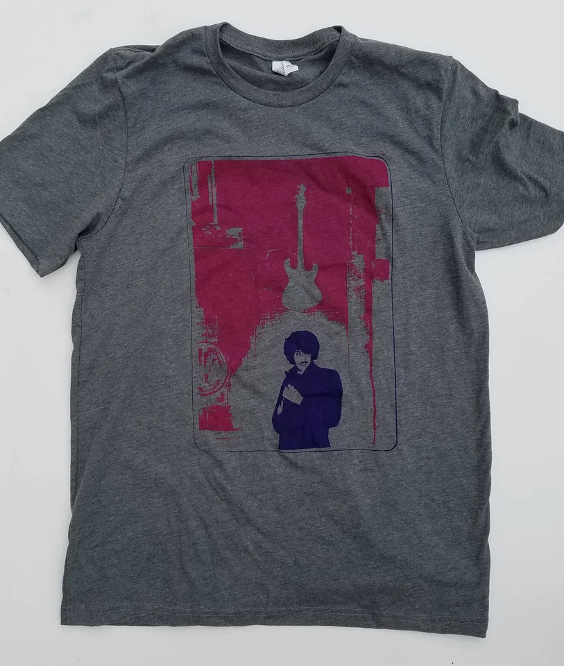 Tenký Lizzy Phil Lynott Tee Solo v Soho