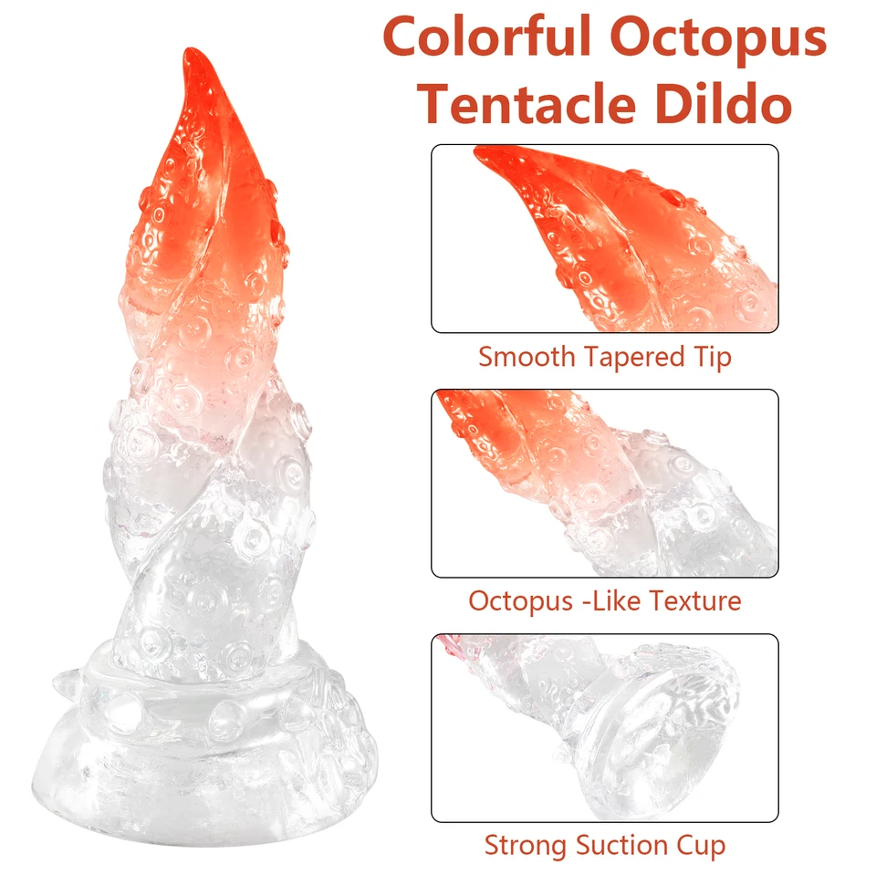 Tentacle dildo chobotnica zvieracie sex hračky hračky tpe mäkký penis butt plug progresívna vagina dilatátor erotický tovar pre dospelých sexy výrobky