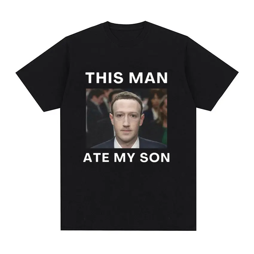Tento muž jedol môj syn vtipný meme t tričko Pánske hip hip hopové tričko Muž 100% bavlna s krátkym rukávom prevýšené tričká Streetwear