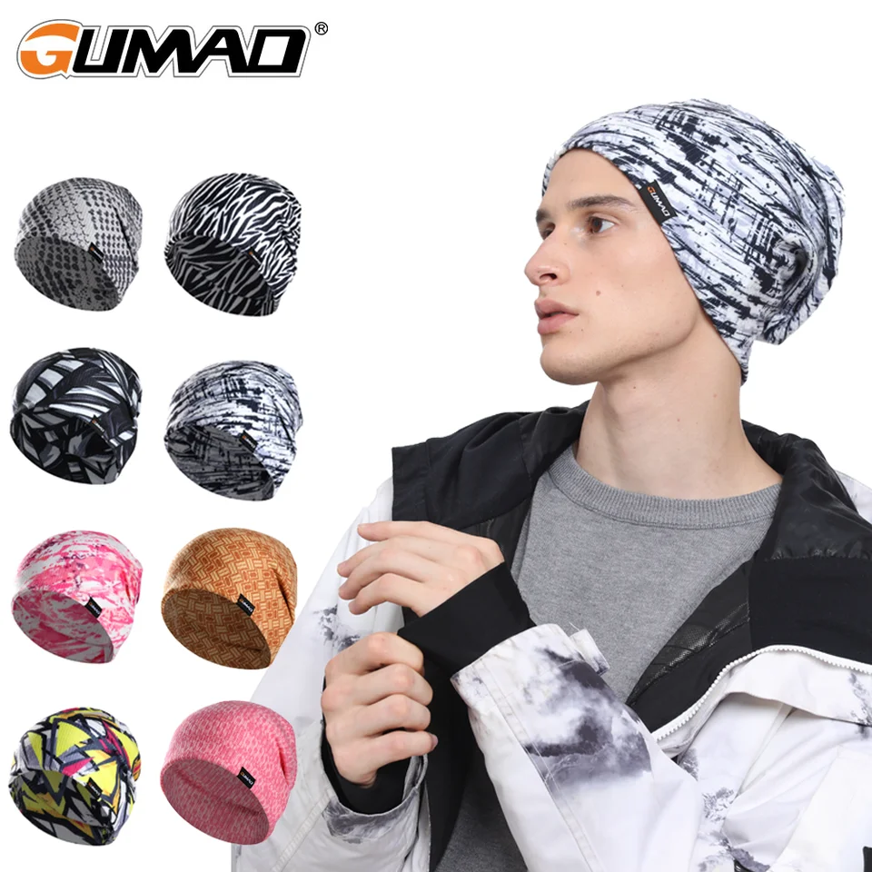 Tepelný pletený klobúk mäkký vetrproty čiapka čiapky uší kryt vonkajšej turistiky Running Snowboard Sports Autumn Winter Fashions Cap Men Ženy