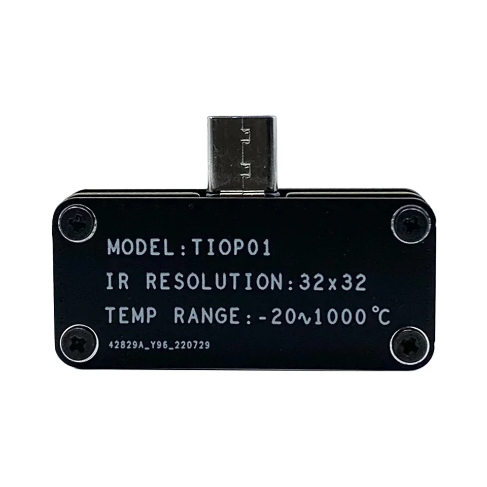 Teplotný snímač 32x32Resolution Externý malý termálny obrazový fotoaparát viac farebných režimov pre mobilný telefón s Androidom
