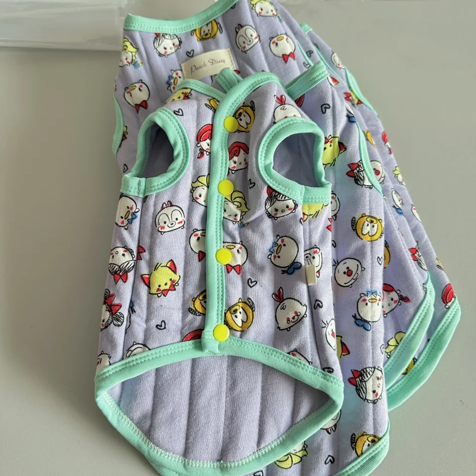 Teplá purpurová bavlnená bunda pre sphynx mačku zimné oblečenie hrubá vesta Coat pre Devon Rex Soft Cartoon Loungewear pre Abyssinian Cat
