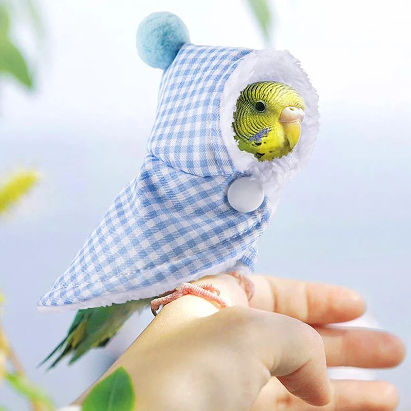 Teplý plášťový plášť udržiavajte v teple na zimu Choďte z kostýmu Bird Teplo oblečenie Parrot plášť Zhusrený farebný vták Zimné oblečenie
