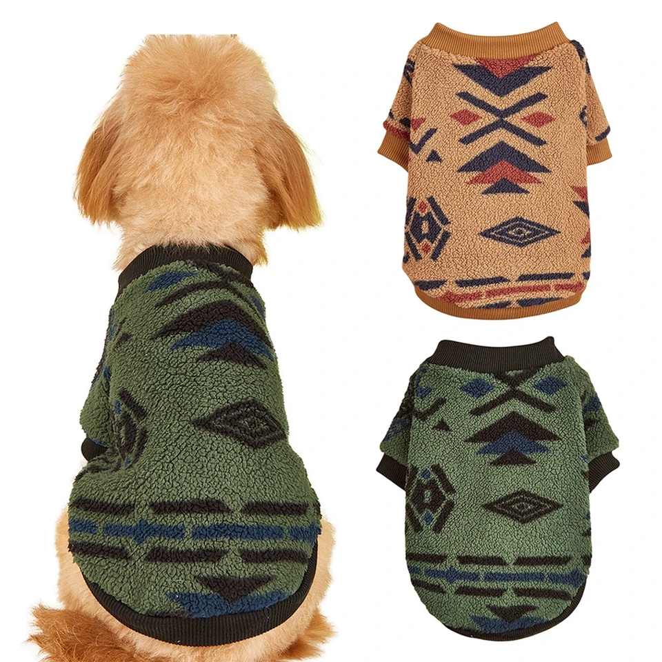 Teplý psie sveter fleece pullover fleece psie vesta bunda zima Malé psy Puppy sveter kabát Cold Weather Pet oblečenie