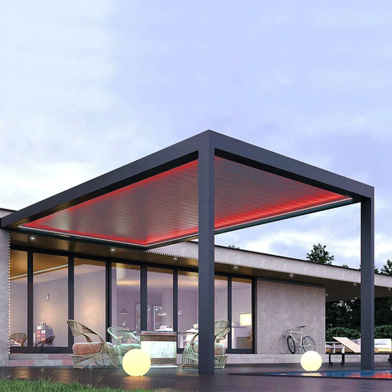 terasa scénický bazén balkón nádvoria Villa Verejné miesto Pavilion mesačný svit prístrešok z hliníkovej zliatiny odpočinku