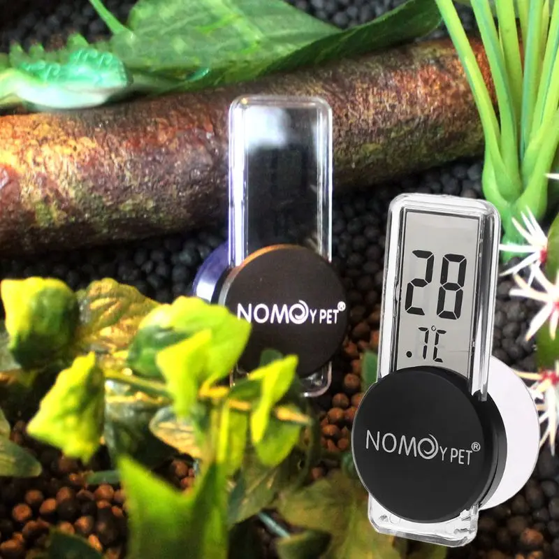 Termometer platov s digitálnym akváriovým teplomerom s digitálnym pohárom pre kvapkanie snímača teploty pre kvapky