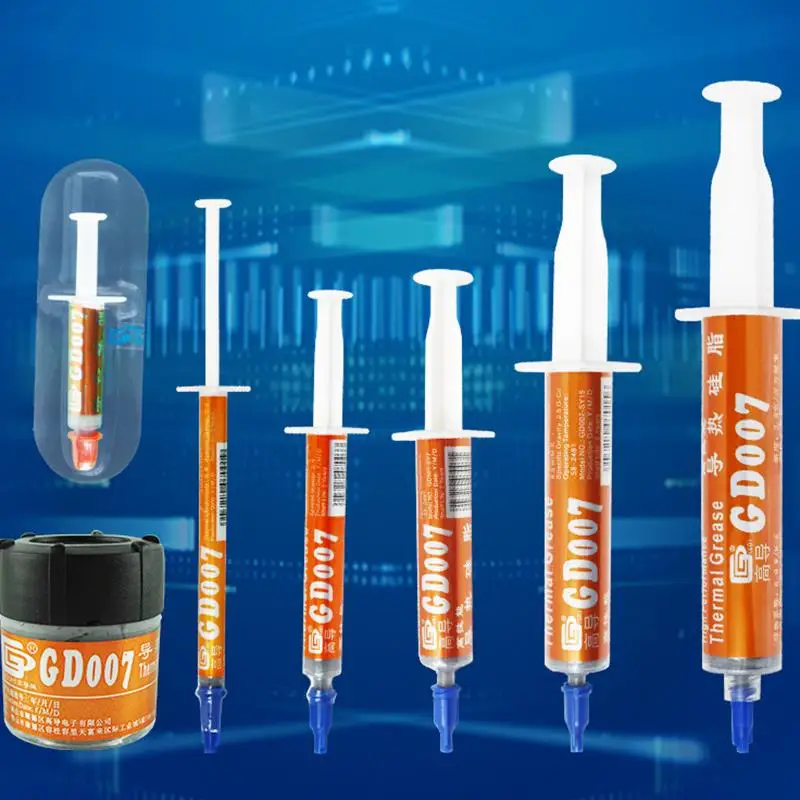 Termálna vodivosť mastnotá pasta Silikónová omietková zlúčenina pre teplotu pre počítač CPU GD900 GD007 GD-2 GD-2 TEPLIPATING PASTE