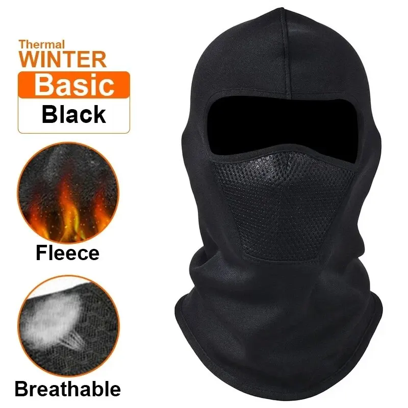 Termálna zimná zimná balaclava cyklistika plná tvárová maska ​​Warm Outdoor Sports Motocykel lyžiarska rybolovná lovecká maska ​​fleece šatka čiapka šatka šatka Bandana