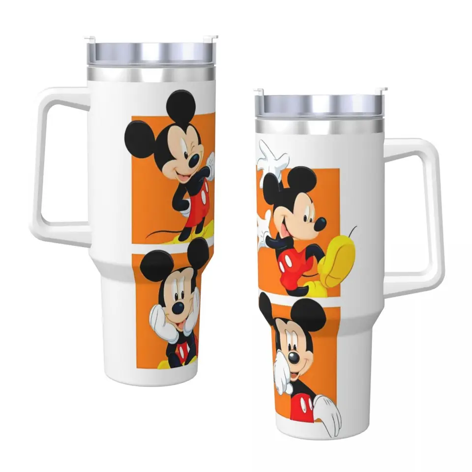 Termálne šálky myši z nehrdzavejúcej ocele Mickey myši