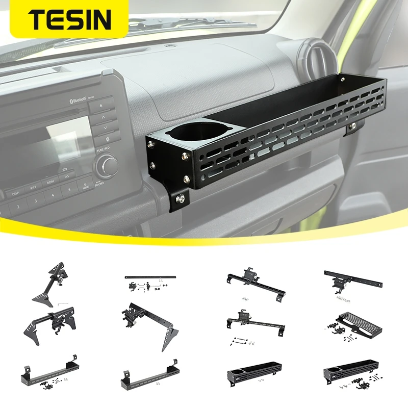 Tesin Car Multifunkčný držiak telefónu Mount Držiak pre držiak pre Suzuki Jimny JB74 2019 2020 2021 2022 2023 2024 UP Interiérové ​​doplnky