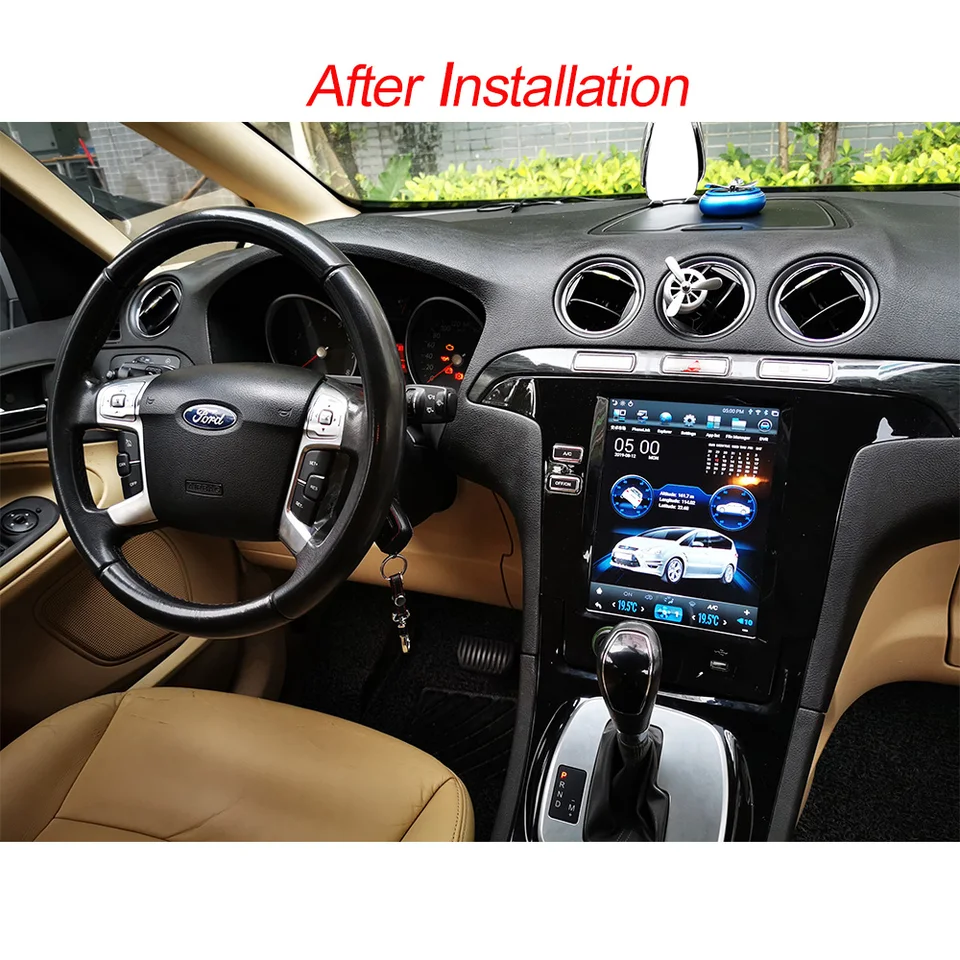 Tesla Android 9.0 DIN CAR GPS Navigation Radio pre Ford Smax/S-Max/Galaxy 2007-2015 Multimediálny hráč auto Autoradio Audio Autoradio Autoradio Autoradio