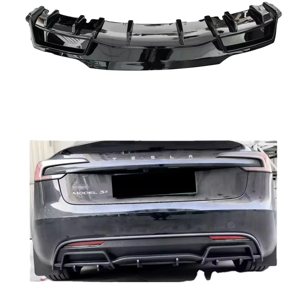 Tesla Model 3 Performance Track Style ABS predný nárazník spodná pery bočné sukne Rocker Panel a zadné krídlo Spoiler celotelová súprava