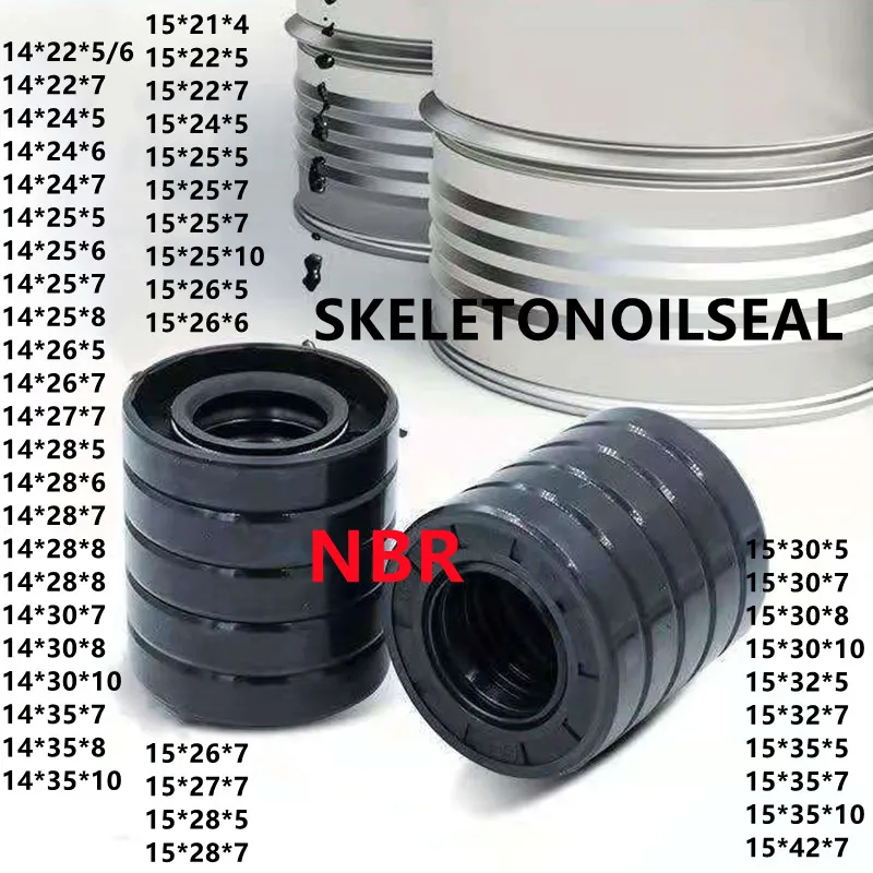 Tesnenie oleja NBR Tal Podväzok