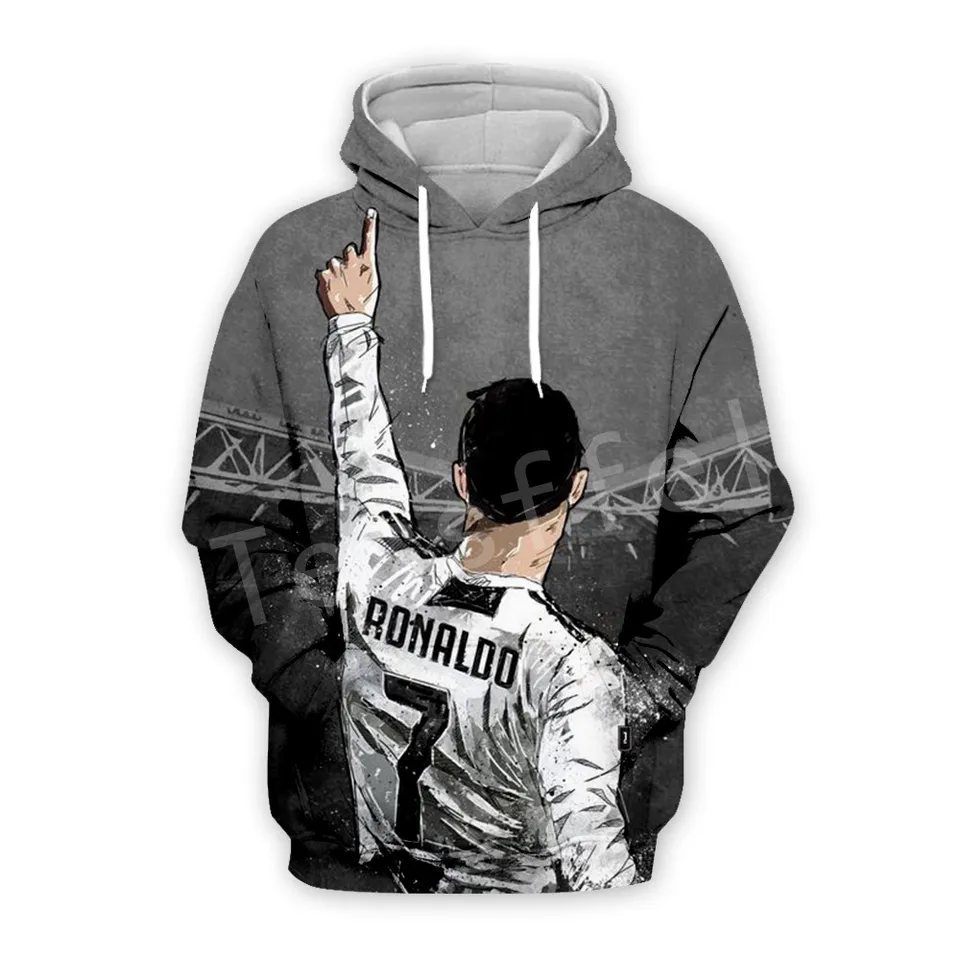 Tessffel Cristiano Ronaldo Athletes Tracksuit 3Dfullprint Hoodie/Mikina/bunda/pánske dámske hiphop fit neformálny štýl-11