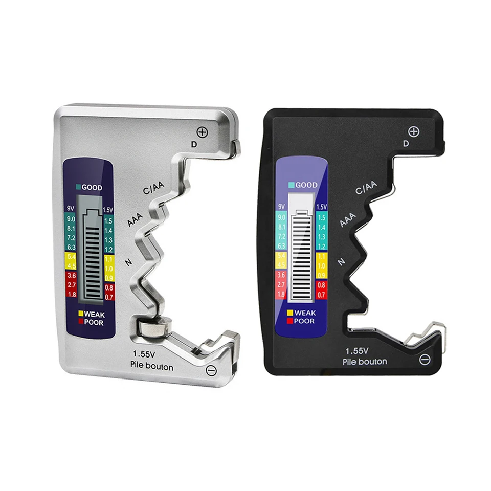 Tester napätia batérie LCD zobrazuje prenosný digitálny diagnostický nástroj Clear Presné prístroje elektrotechnikov