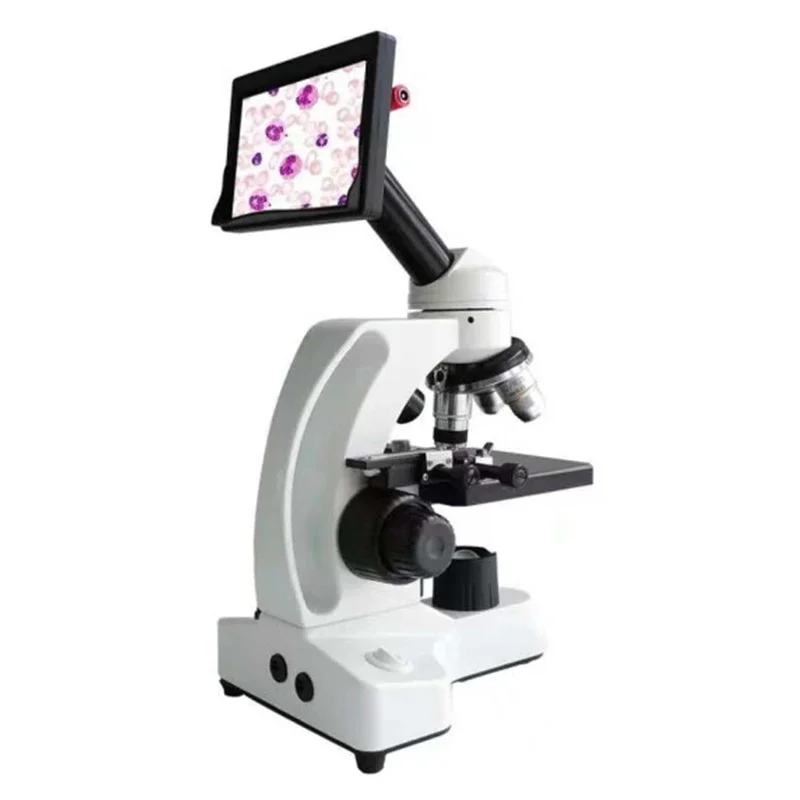 Testovanie analyzátora spermií veterinárny mikroskop 7 SCREE 1600X SMEN Analyzátor