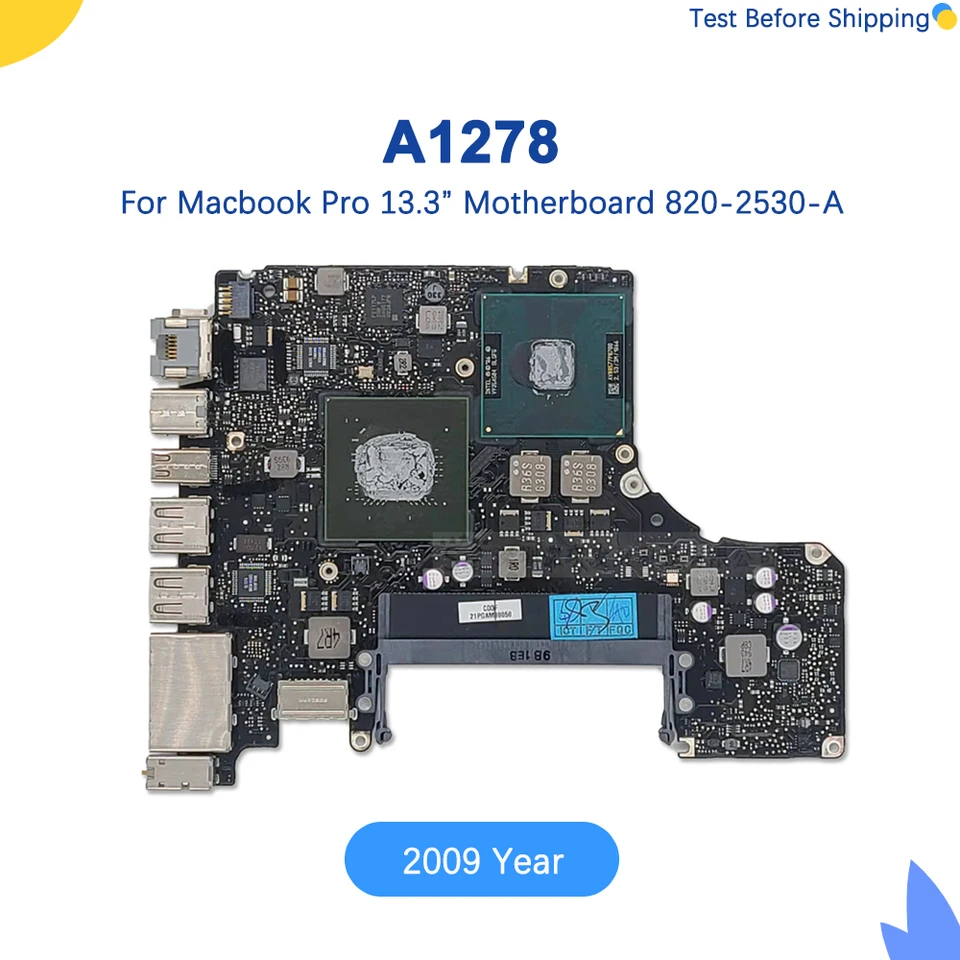 Testovaná logická doska A1278 pre MacBook Pro 13 