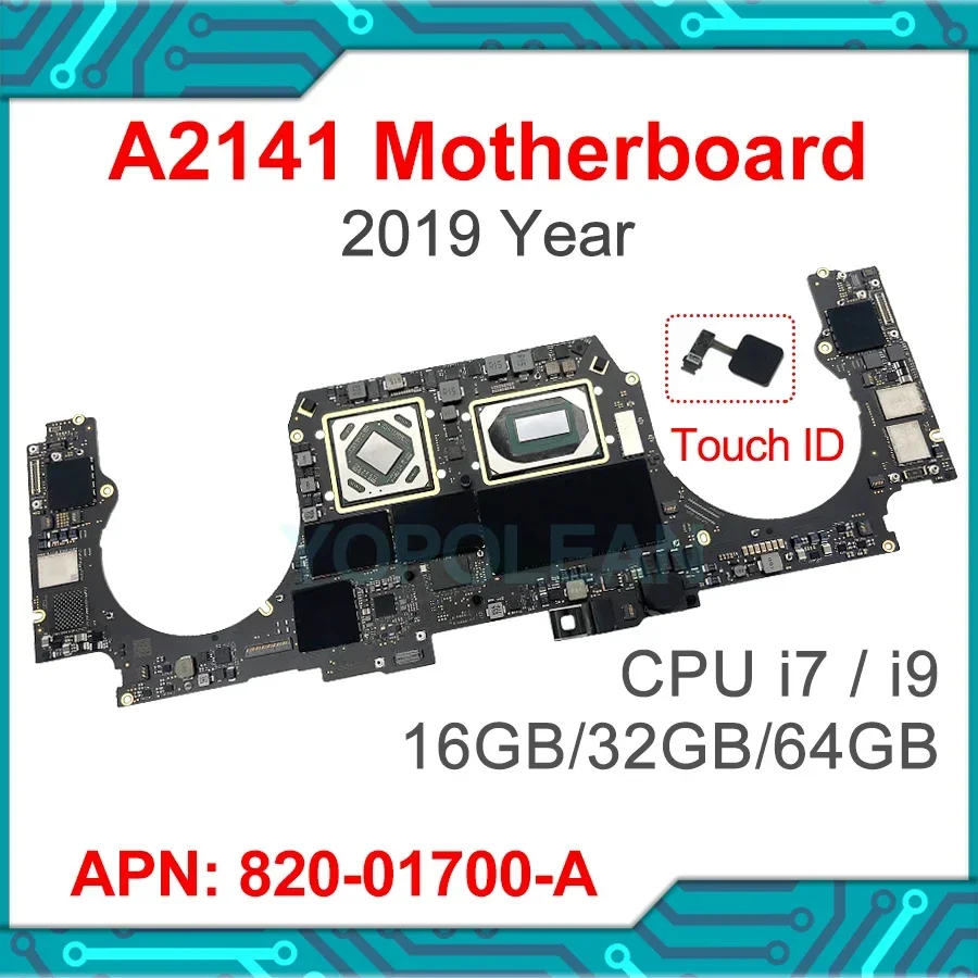 Testované A2141 Základná doska 820-01700-A pre MacBook Pro sietnicu 16 