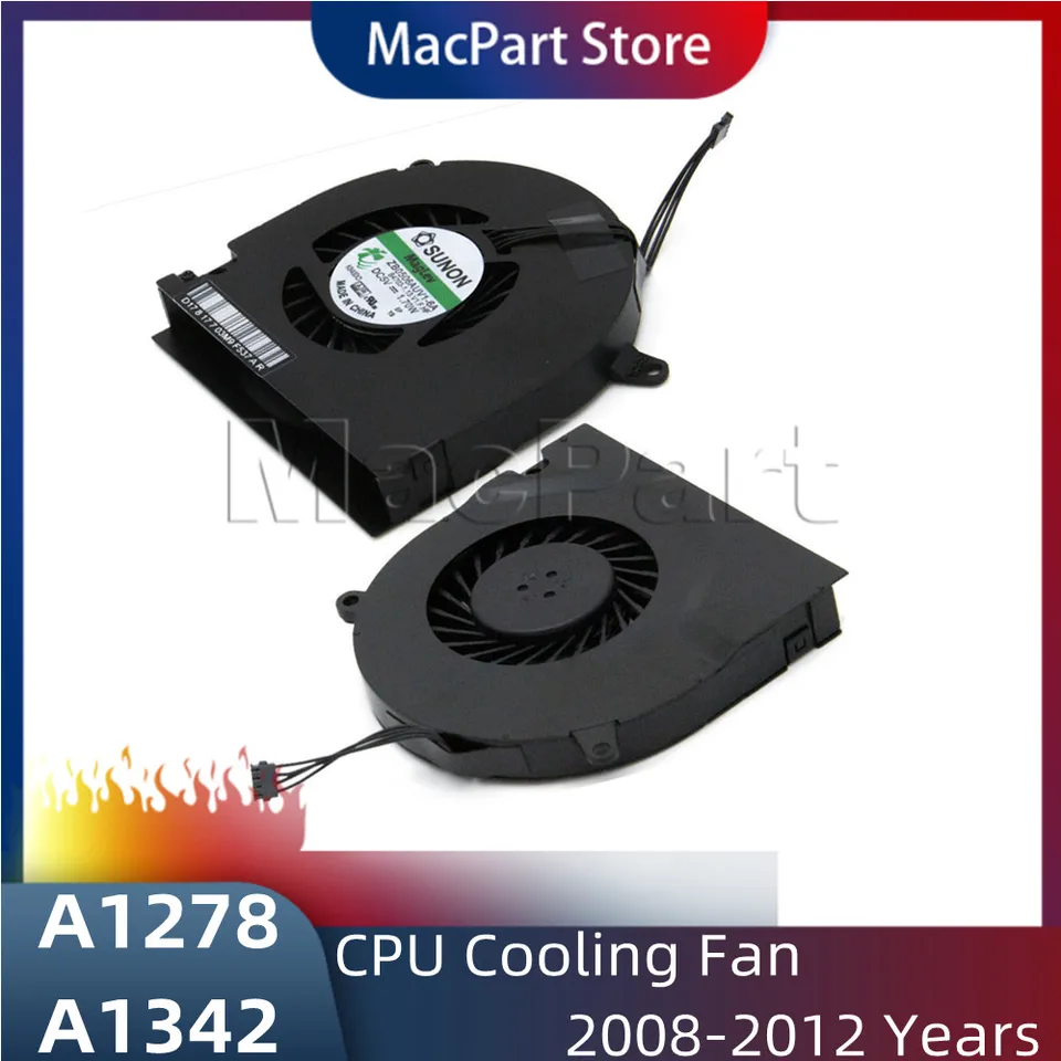 Testovaný originálny čierny štítok pre notebook CPU Cooling Fan pre MacBook Pro 13 