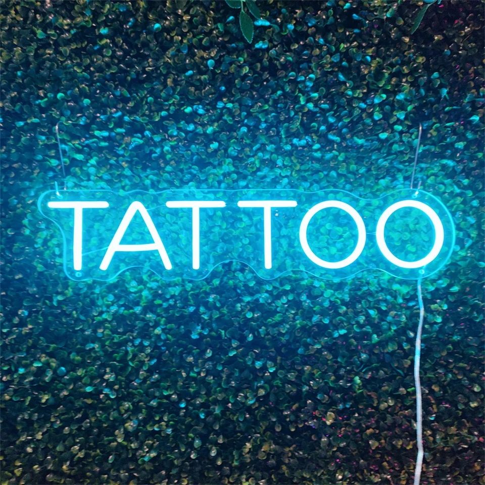 Tetovanie neónové podpisy USB Power LED Neon Sign Wall Neon Light Tattoo Salon Studio Store Sign Man Cave Decor Darge Darček