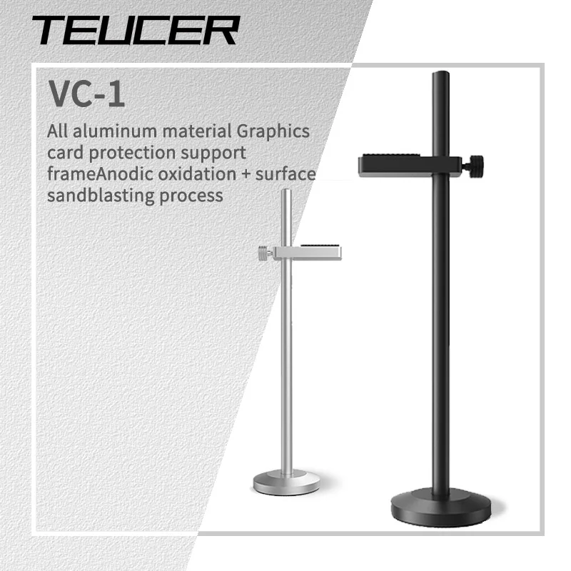 Teucer VC-1 Magnetická grafika držiteľ GPU Podpora stolového počítača Case Case Stand Cooling Kit Hliníkový držiak zliatiny