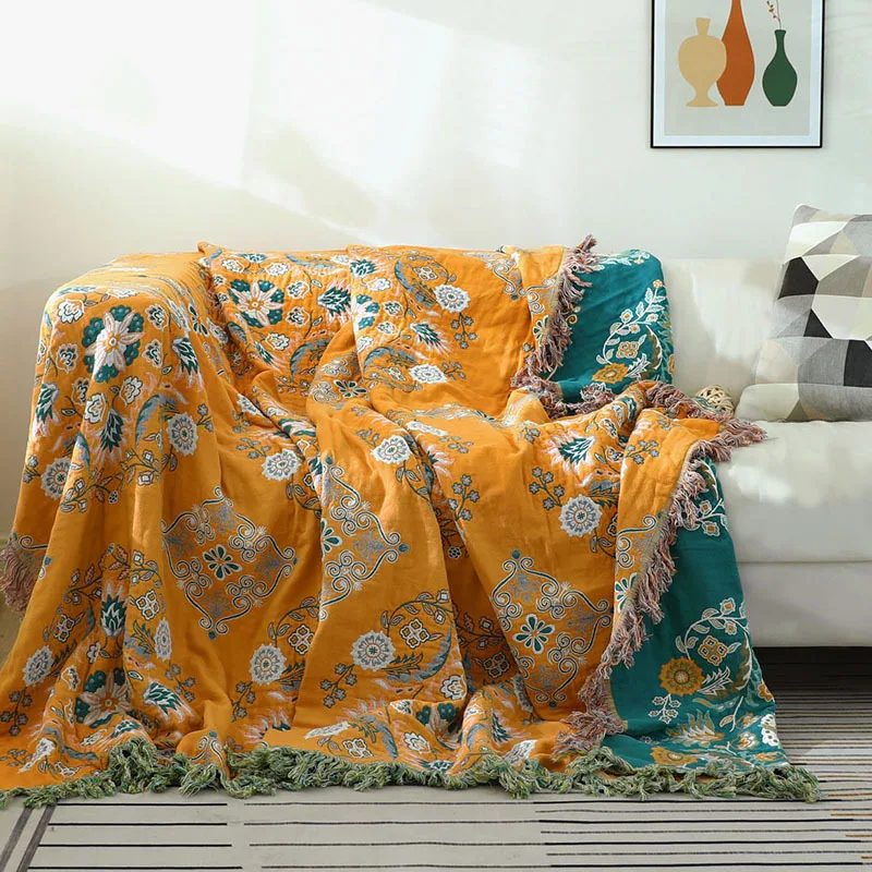 Textil mesto bavlnená gázová kvetina