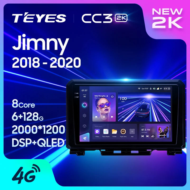 Teyes CC3 2K pre Suzuki Jimny JB64 2018 - 2020 Rádio Multimedia video prehrávač navigáciu stereofónny GPS Android 10 Nie 2Din 2 DVD DVD