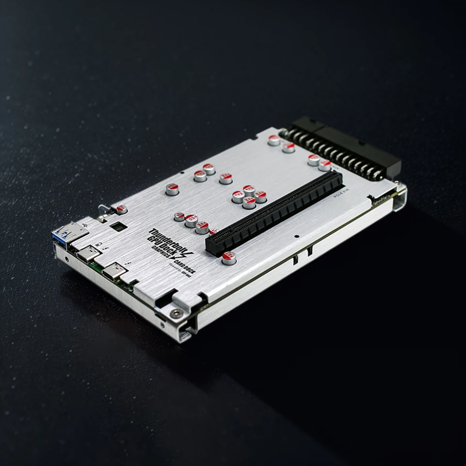 TH3P4G3 mini Thunderbolt-kompatibilný GPU DOCK 40 GBPS Externá grafická karta Adaptér pre notebook na externú grafickú grafickú kartu