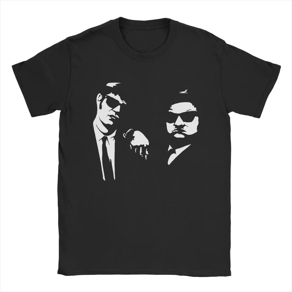 The Blues Brothers Men Tirts Novinka tričko tričko s krátkym rukávom o krk tričká 100% bavlnená tlačiareň