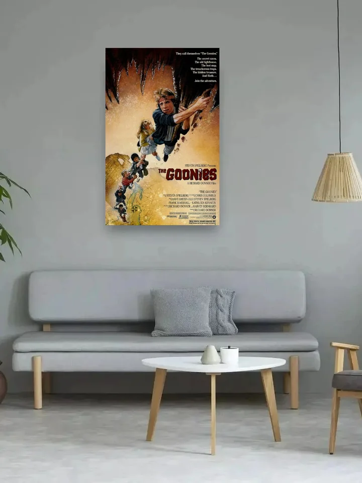 The Goonies Alt Movie, Art Picture Tlač hodvábne plagát, domáca stena dekor