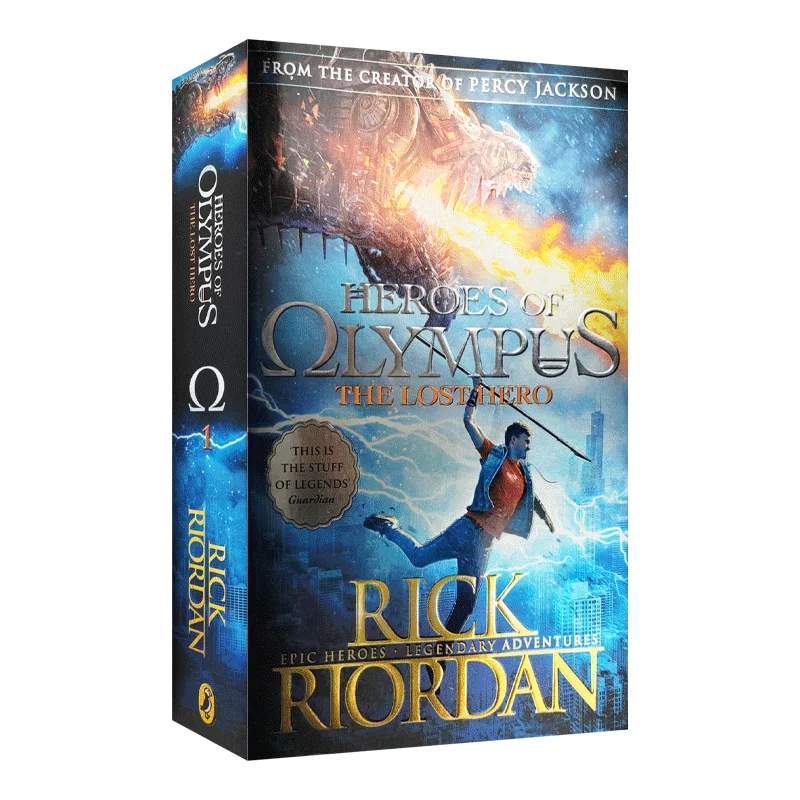 The Lost Hero Rick Riordan, Teen English In Books Story, Mytology Novels 9780141325491