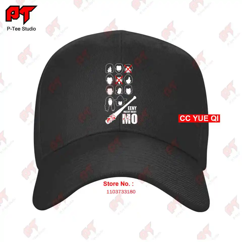 The Walking Dead Negan Eeny Meeny Miny Moe Lucille Bat Baseball Caps Truck Cap HR9G