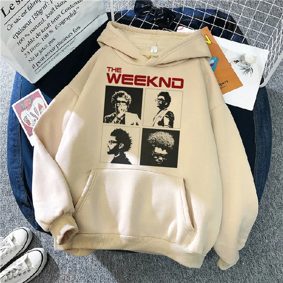 The Weeknd Hoodies Ženy Potia y2k estetické y2k estetické s dlhým rukávom top odevy Ženy s dlhým rukávom Topsture