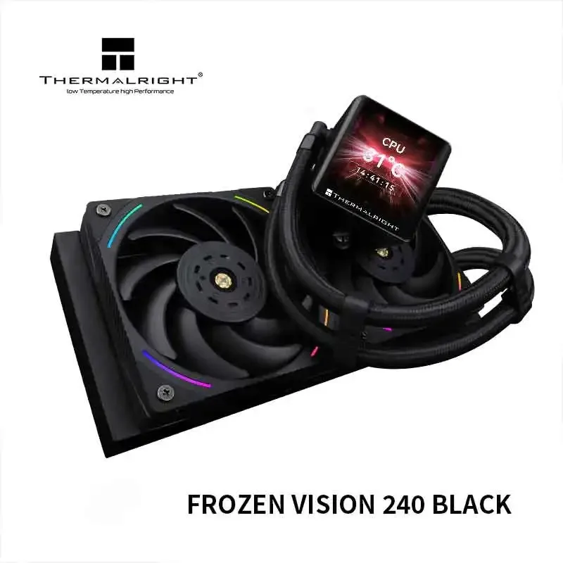 Thermalright Frozen Vision 240 One -in -One Water Cold Radiator/2,88 LCD obrazovka/podpora vlastný obrázok/video/animácia