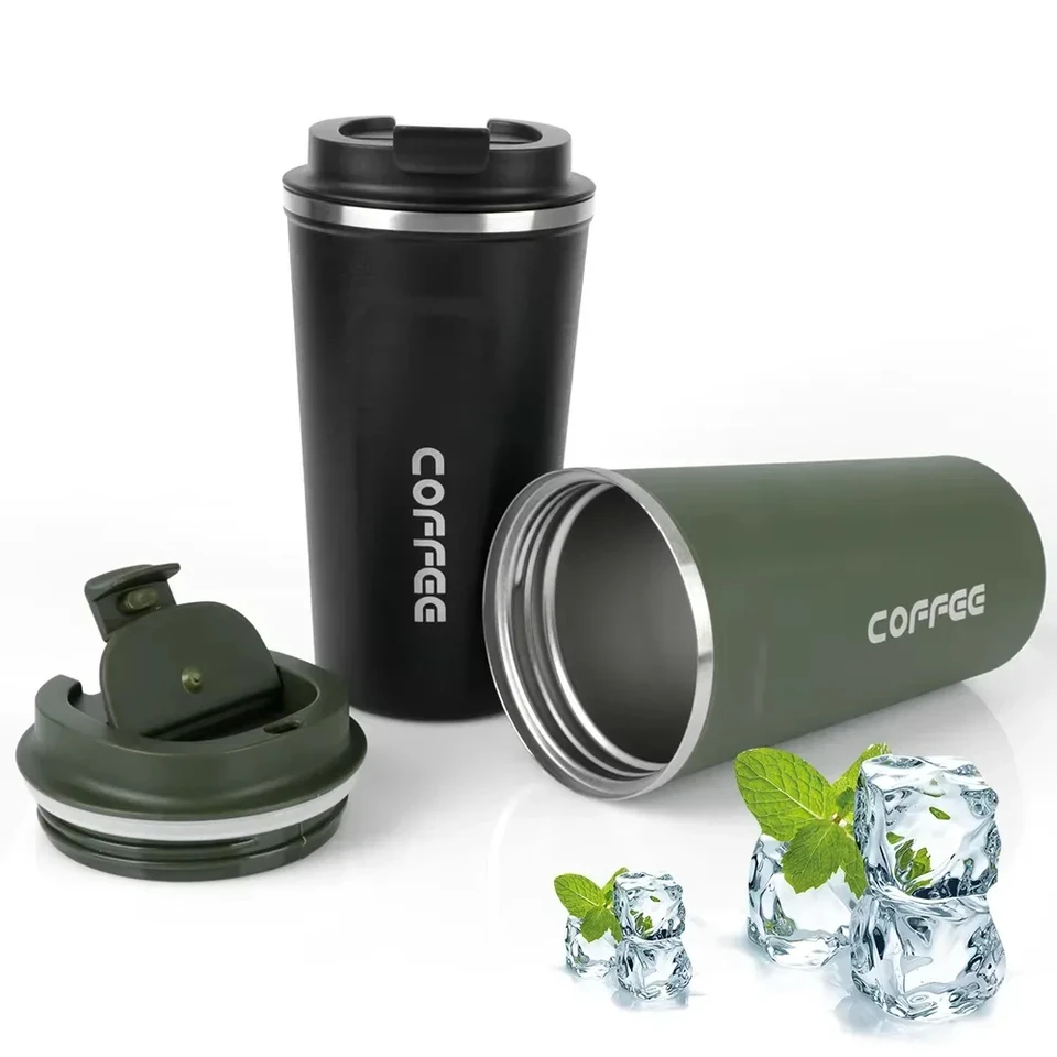 Thermo Cafe Double z nehrdzavejúcej ocele Kávový hrnček Čajová voda Káva s 510 ml
