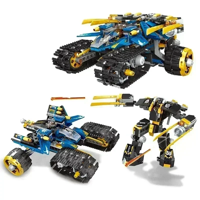 Thunder Raider Land Bounty Llord Titan Puzzle Model Building Blocks Hračky pre deti narodeninové darčeky