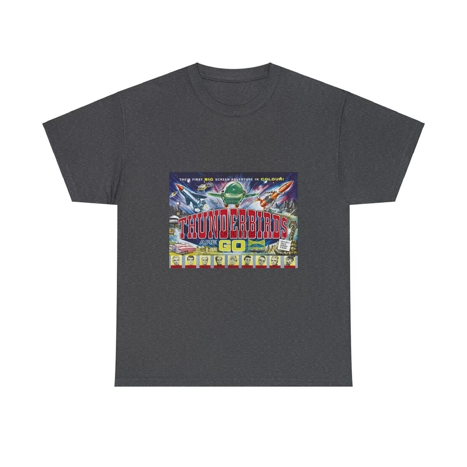 Thunderbirds Are Go (1966) Vintage Sci-Fi filmové plagáty unisex tričko