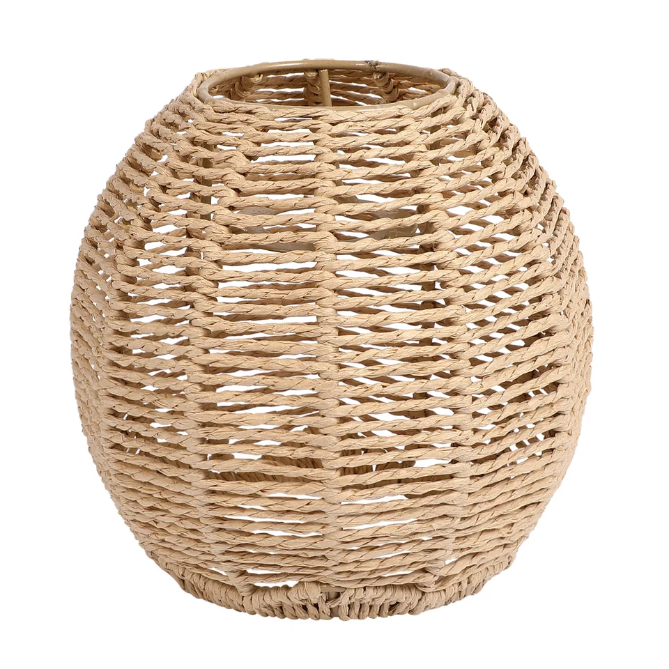 Tieň žiarovky pre prívesok imitácia Rattan lampa žiaroviek papierové lustr České príslušenstvo