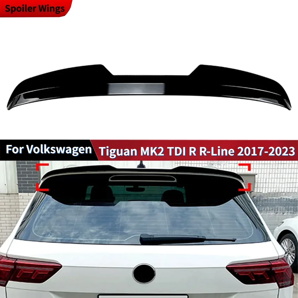 Tiguan Mk2 TDI R-Line 2017-2023 Tuningové vozidlo Zadná strecha Kríder pre Volkswagen Difuser Difuser Difuser Difuser Súprava tela Volkswagen