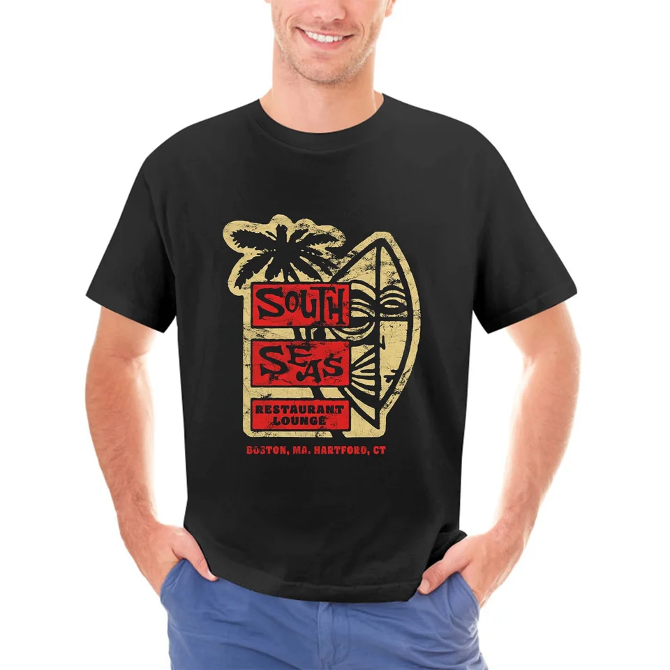 Tiki Tee T tričko retro vtg umenia bar rum hrnčeka polynézske južné more boston ma ct