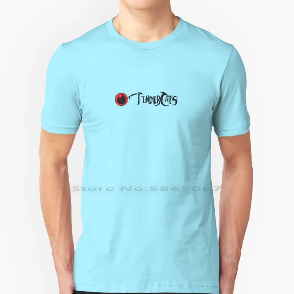Tindercats 100% bavlnená tričko Tinder Dating Funny Idea Thundercats Paródiu Vianoce Santa vianočná kancelária tričko s krátkym rukávom dlhé