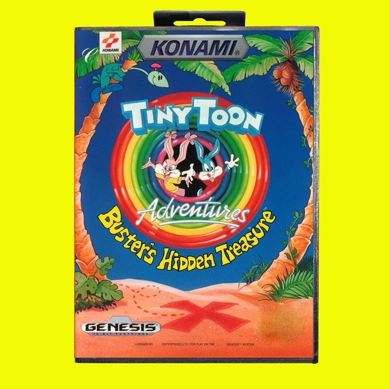 Tiny Toon MD Game Card 16 Bit USA Cover pre SEGA Megadrive Genesis Video Game Console Cabtridge