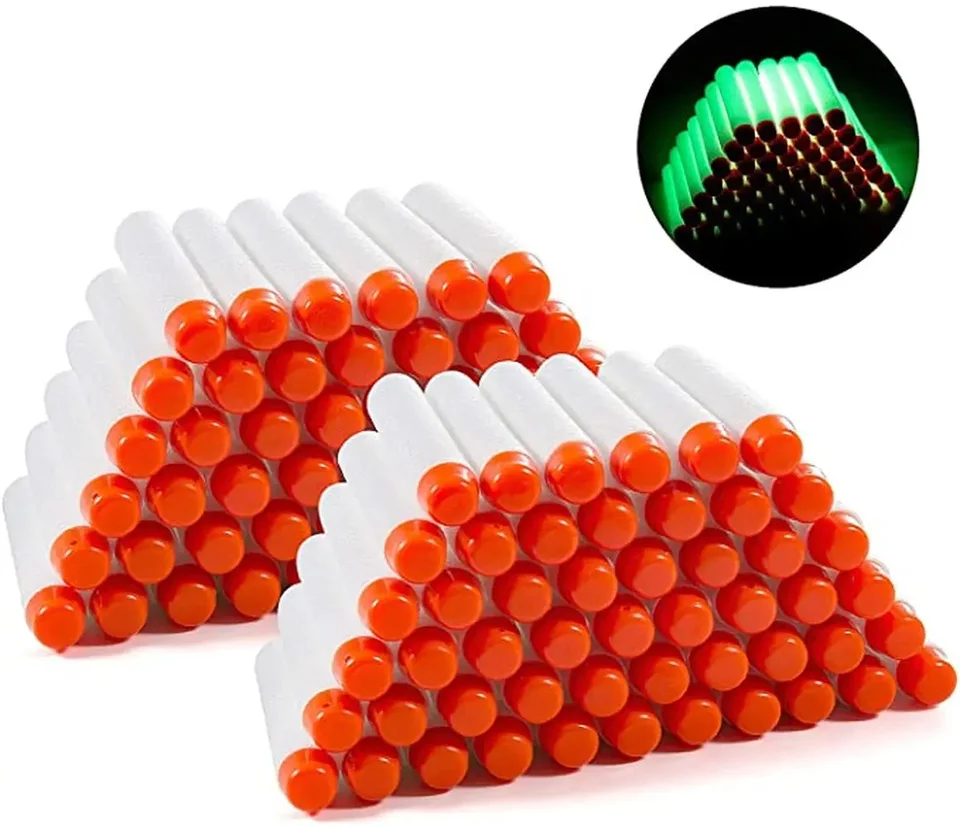 Tisnerfs 1000-50ks modrý jeden otvor Šípky doplňujú penové guľky munície pre gun blasterov Nerfsn-Strike, 7,2 cm