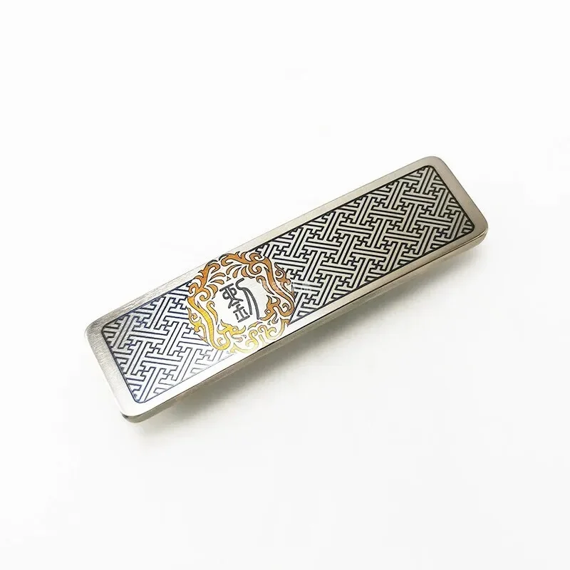 Titanium Double Pin Buckle Super ľahký neallergický vhodný pre hladké pásy Men's Business Fashion Appl Adsessories