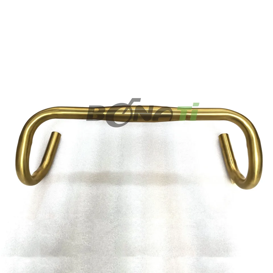 Titanium Gravel Road Bike Drop Runchar, Racing Bicycle Bent Bar